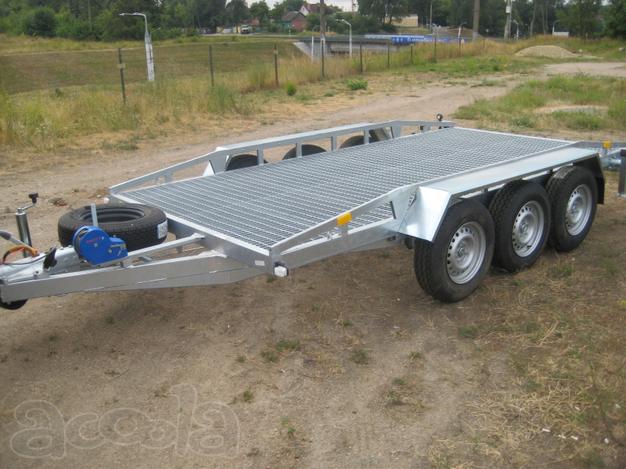 Прицеп автовоз 3 оси Польша 3500кг, 500*200- R14C