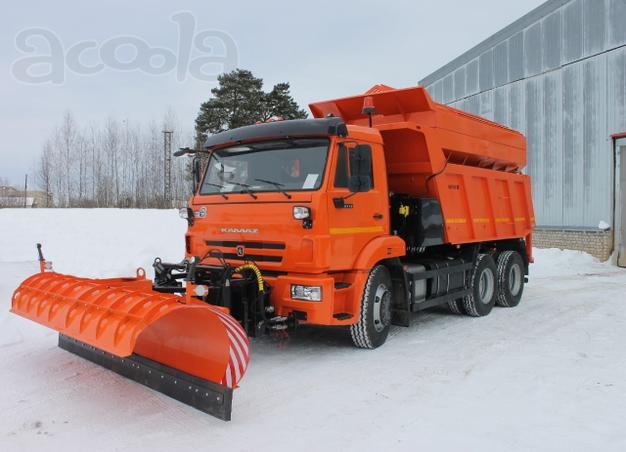 Комбинированная дорожная машина ПС-8 на базе самосвала КАМАЗ-65115